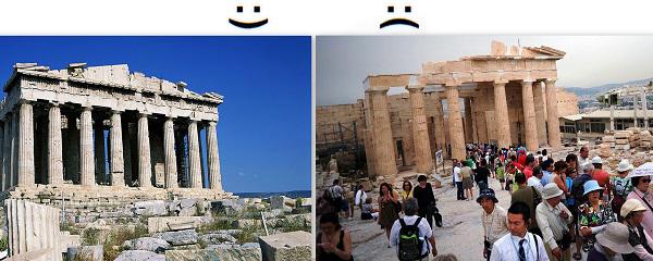 Kur vēl ja ne Atēnu Akropolē... Autors: GargantijA Tūrista sapņi un vilšanās