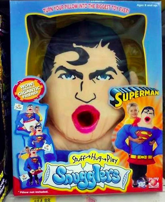 Piepūscaronamais supermens... Autors: NaglaKabatā Šīs mazliet jocīgās rotaļlietas..