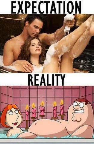 Romantika vannā Autors: Ķazis Iedomas vs realitāte