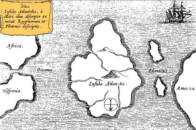 Kirhera Atlantīdas karte... Autors: Mr.Rūķītis Atlantīda, iespējams, bijusi Antarktīdā