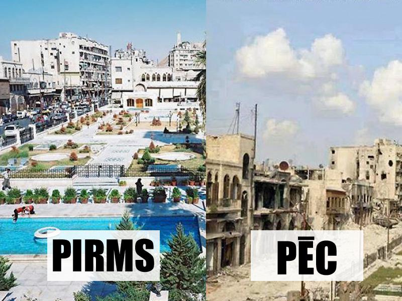 Scaronī ir Sīrijas lielākā... Autors: matilde 10+ «Pirms un Pēc» bildes, kas parāda, kā karš izpostīja Sīrijas lielāko pilsētu