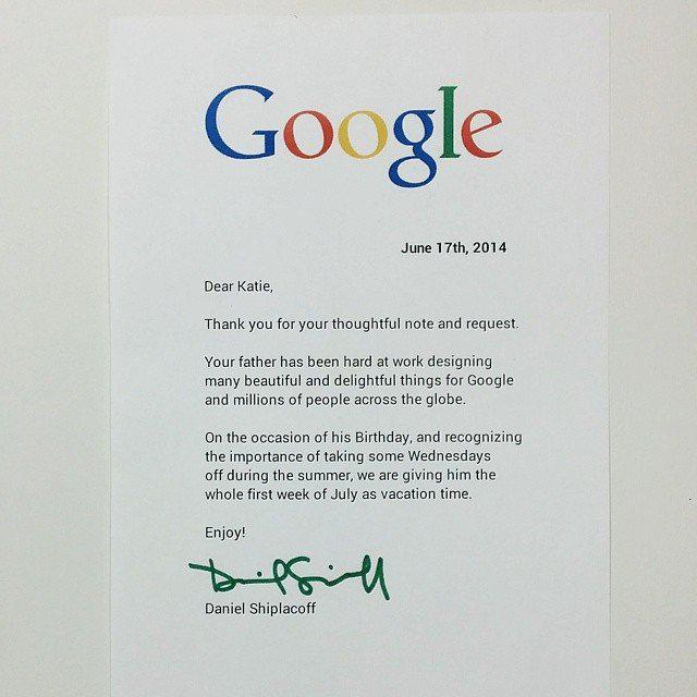 Vēstulē rakstītsldquoMīļā... Autors: TroolisLV Meitenīte aizrakstīja aizkustinošu vēstuli Google, viņu atbilde – fantastiska!