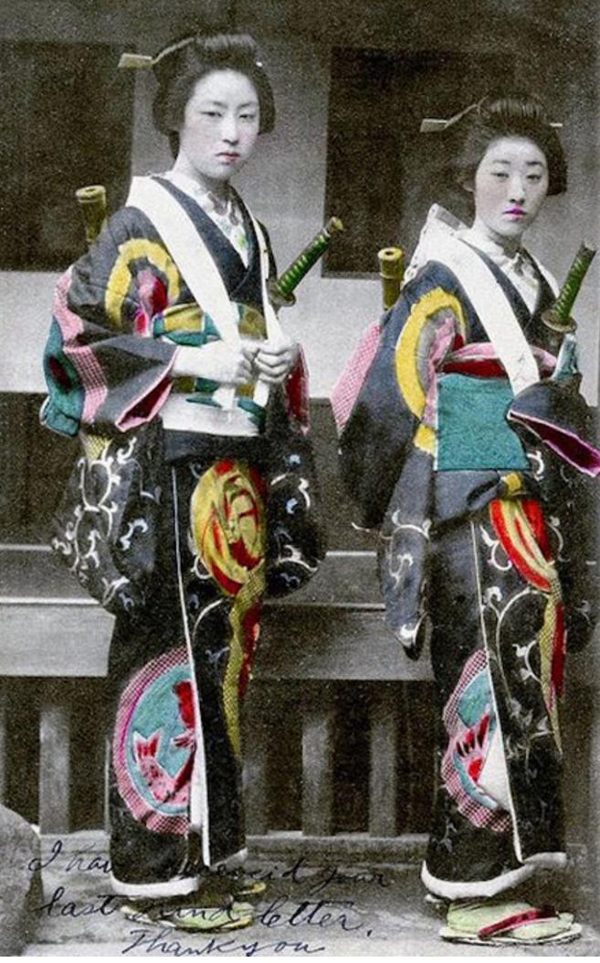 Heian un Kamakura periodā... Autors: Lestets Onna-bugeisha - sievietes samuraji