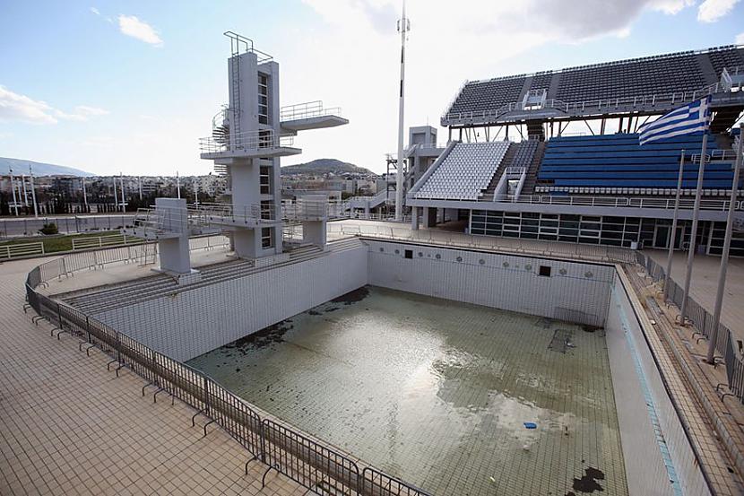 Atēnu Nirscaronanas baseins... Autors: MrLatviskais Pamestas Olimpisko spēļu norises vietas viscaur pasaulē