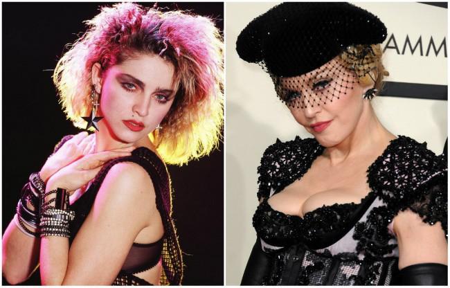 Madonna Autors: zeminem TOREIZ / TAGAD: zvaigznes karjeras sākumā un šodien.