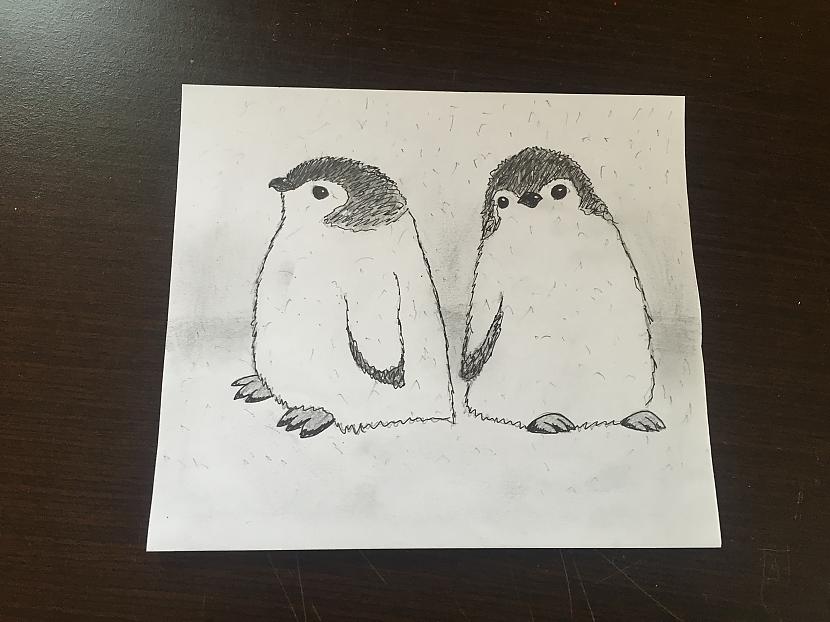 Pingvīniņi Zīmēti ar parasto... Autors: DancuksijaD Mani darbiņi