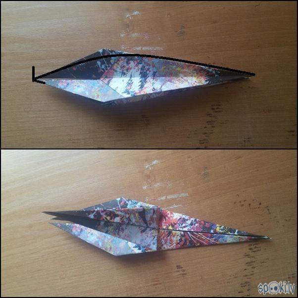 No labās puses kam tagad būtu... Autors: Zviedriete How to: origami dzērvīte