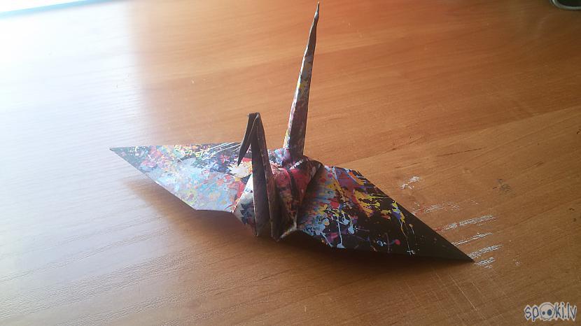  Autors: Zviedriete How to: origami dzērvīte