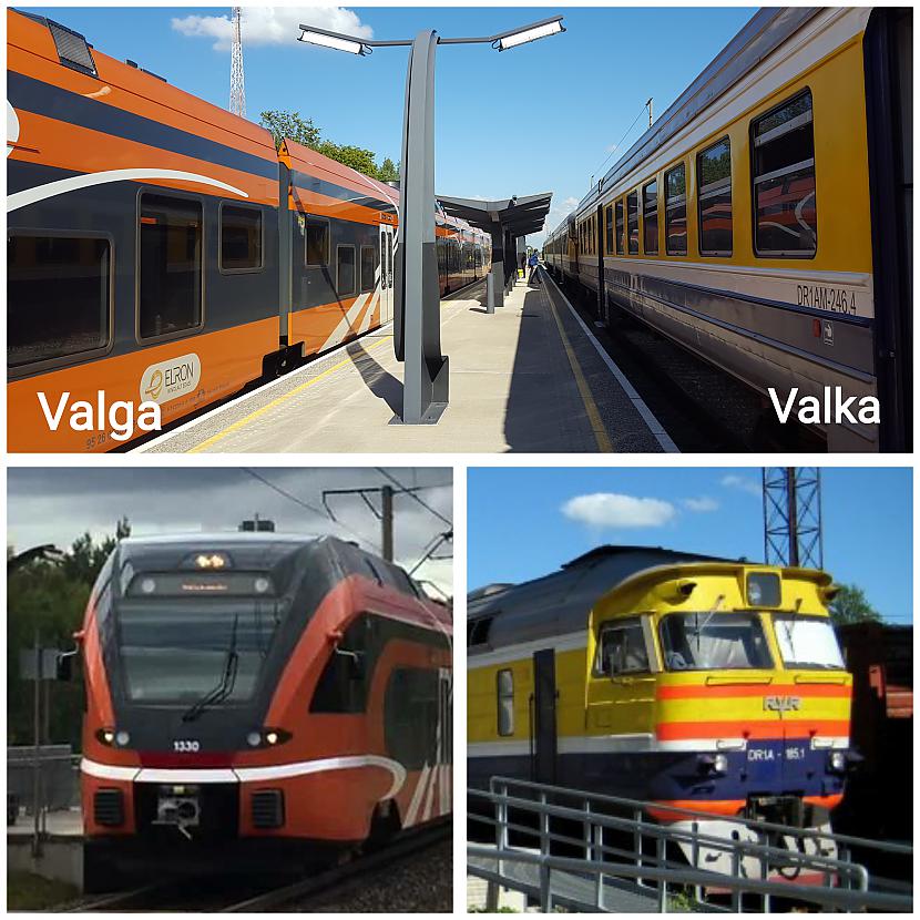 Arī jaunie Igaunijas vilcieni... Autors: ghost07 Valga - Valka (salīdzinājums)