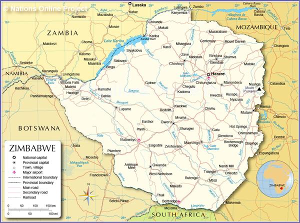 Zimbabve robežojas ar Zambiju... Autors: GDP197 197. valsts - Zimbabwe