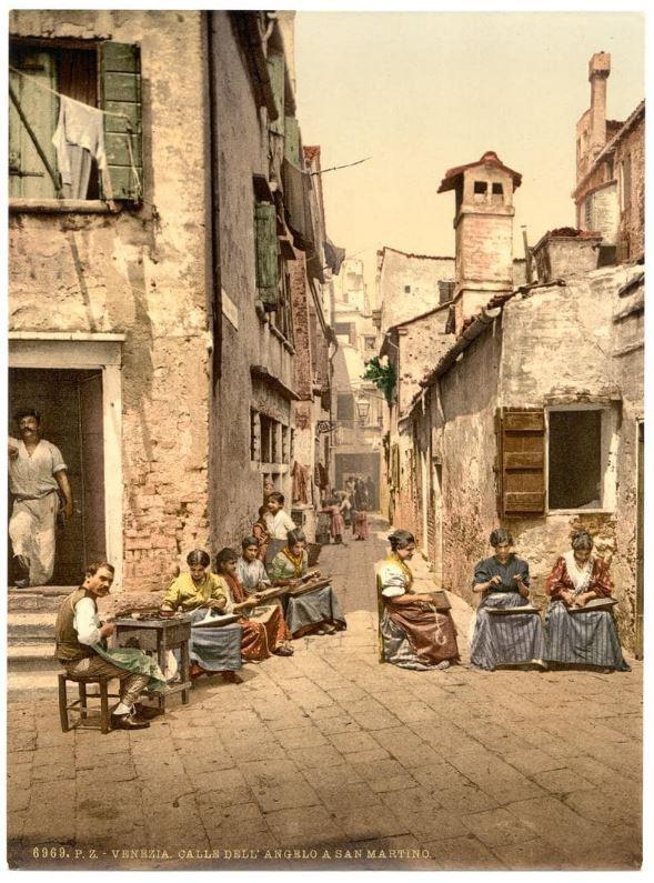 Kādreizējā ielas ainava Autors: Lestets Venēcija - vēl tūristu nesabojāta