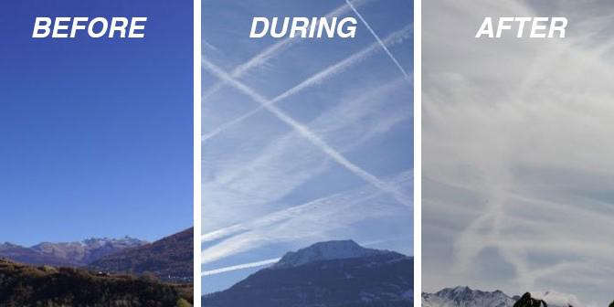 Scaroneit skaidri redzam kādas... Autors: jhtamarexi Mūs indē - chemtrails jeb tā saucamā ķīmiskā aste