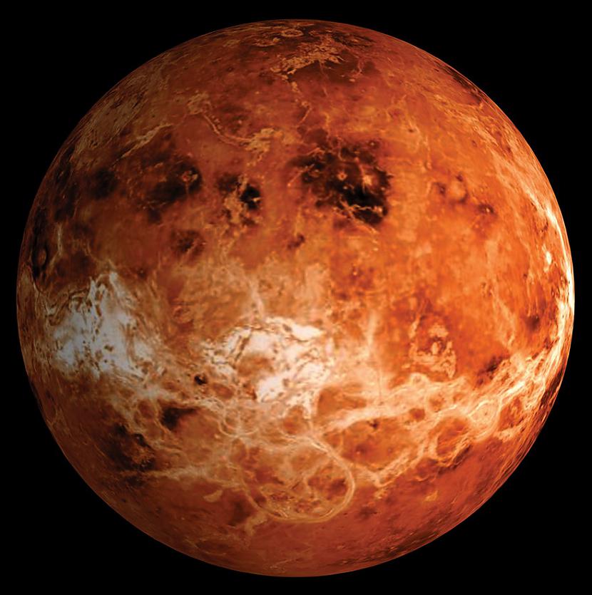 VenēraVenērai nav pavadoņu un... Autors: Ciema Sensejs Interesanti fakti par Saules sistēmu.