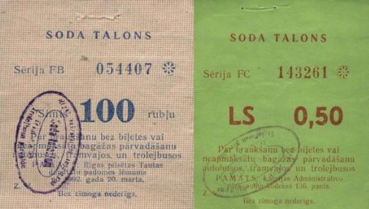 Sods par braukšanu bez biļetes Autors: Senpaiiii Pāris bildes, kurās redzamas cenas Latvijā pirms 15-25 gadiem