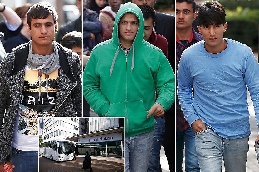 14 puiscaroni no Afganistānas... Autors: matilde Briti šokā: Migranti, kuriem it kā ir 14-17 gadu, izskatās kā pieauguši vīrieši