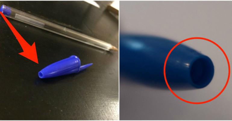 Caurums pildspalvas vāciņa... Autors: zeminem 14 ikdienišķu priekšmetu apslēptās pielietošanas iespējas. Zināji?
