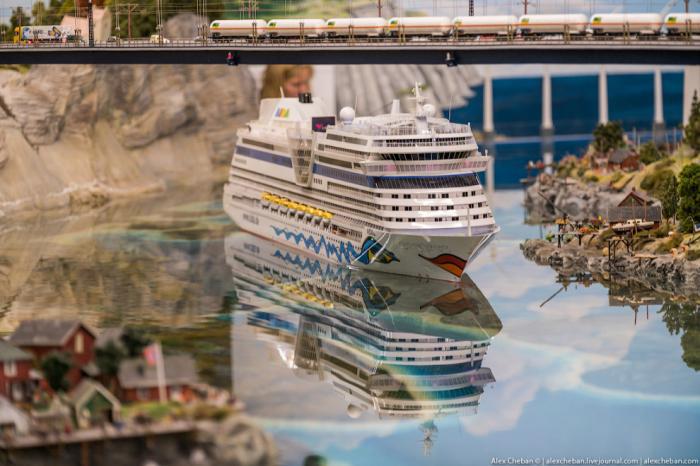  Autors: Jangbi Lidostas spēļu modelis Miniatur Wunderland