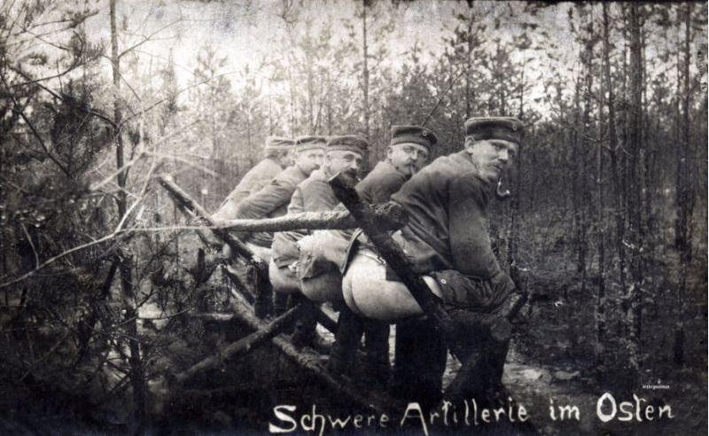 Austrumu smaga artilērija Autors: Lestets Retas bildes no 1. pasaules kara ierakumiem