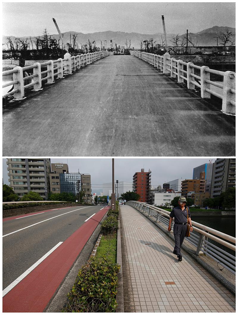 Gaiscaronākie laukumi norāda... Autors: Lestets Hirosima un Nagasaki - toreiz un tagad