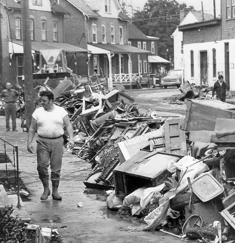 Viesuļvētra Agnese 1972gadā... Autors: Testu vecis Postošākās viesuļvētras ASV vēsturē