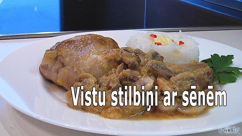  Autors: Video Virtuve Recepte: Vistu stilbiņi ar sēnēm. Ļoti garšīgi!