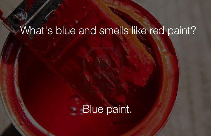 Kas ir zils un smaržo kā... Autors: Lestets Stulbi, vienkārši un smieklīgi