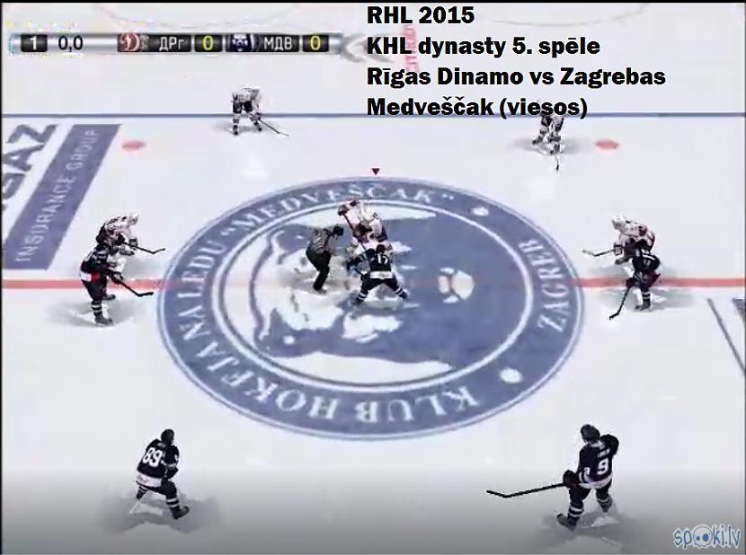  Autors: Latvian Revenger RHL2015 KHL Dynasty mode: 5. spēle: Dinamo Rīga pret Zagrebas Medvešcak (viesos)