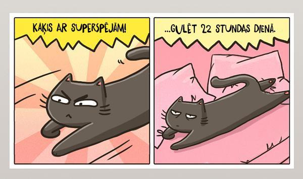  Autors: keepcalmandbeacat 20 jautri un patiesības pilni komiksi par dzīvi kopā ar kaķi...