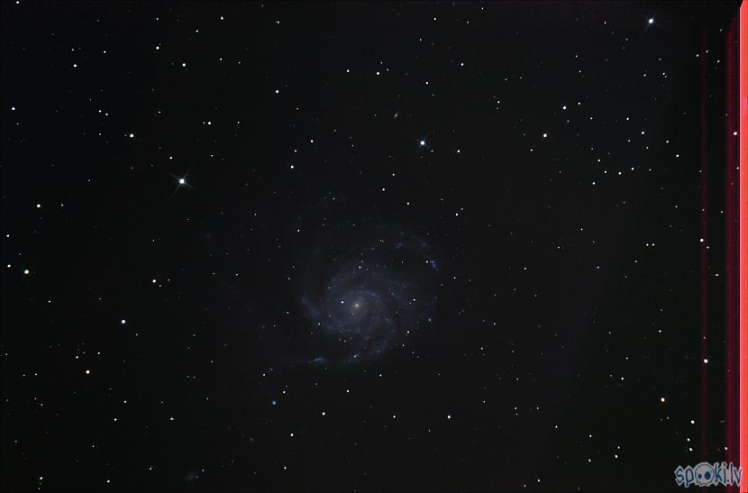 M101 galaktika 290x30 sec... Autors: peleks Astrofotogrāfēšana