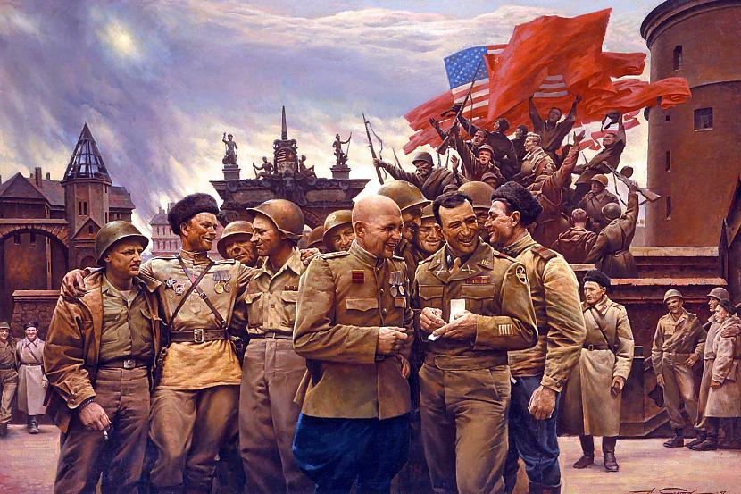 Glezna kurā ir attēlota PSRS... Autors: Fosilija PSRS laiki (2. daļa)