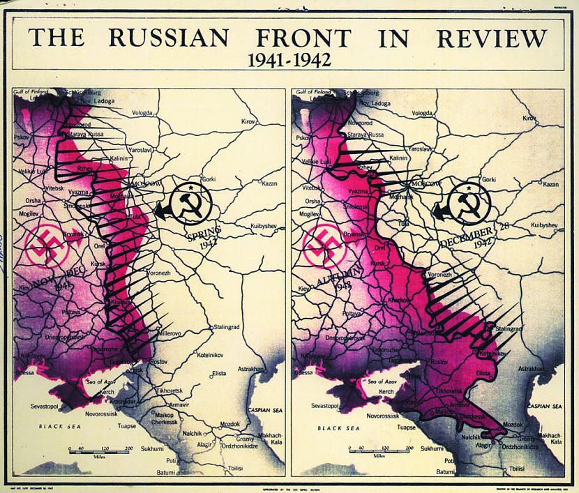 Fronte Krievijā 1942g Autors: Lestets CIP atslepenotās kartes
