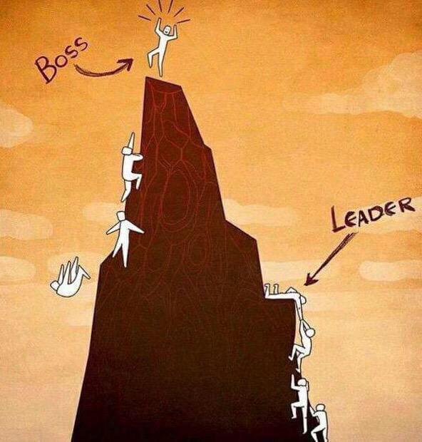 Boss izmantos padotos lai... Autors: Fosilija Boss vs Līderis
