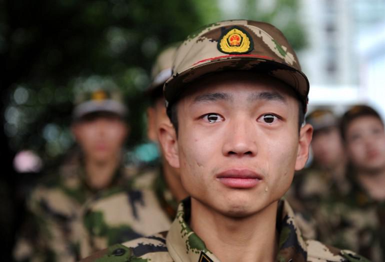 Ķīniescaronu kareivis pirms... Autors: 100 A 35 emocionālas planētas iedzīvotāju bildes. Cilvēki ir tik dažādi