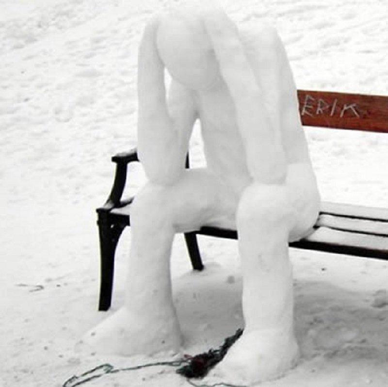 Sniega cilvēkiem protams ir... Autors: Fosilija Šeit ir tikai sniegavīru bildes. Tikai sniegavīru. Tiešām.