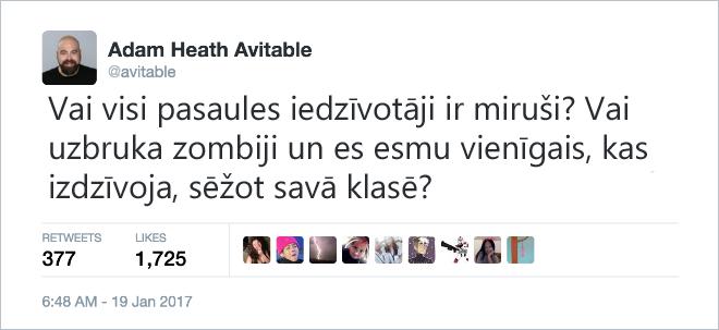  Autors: matilde Pasniedzējs publiski sūdzas par to, ka viņa skolēni nav atnākuši uz skolu