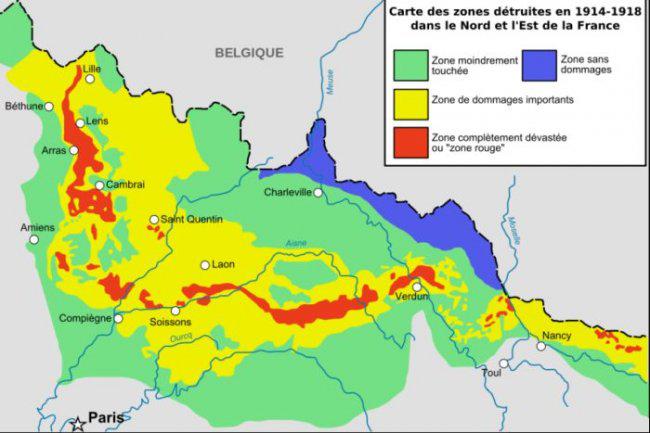 Visvairāk piesārņotie rajoni... Autors: Raziels Uz 10 000 gadiem kara izpostītā zeme - Eiropas sirdī