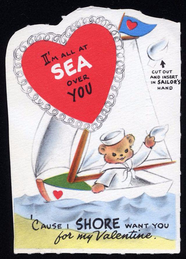 Briesmīgais lācisjūrnieks Autors: Lestets Valentīndienas kartiņas, kuras labāk neredzēt 14. februārī