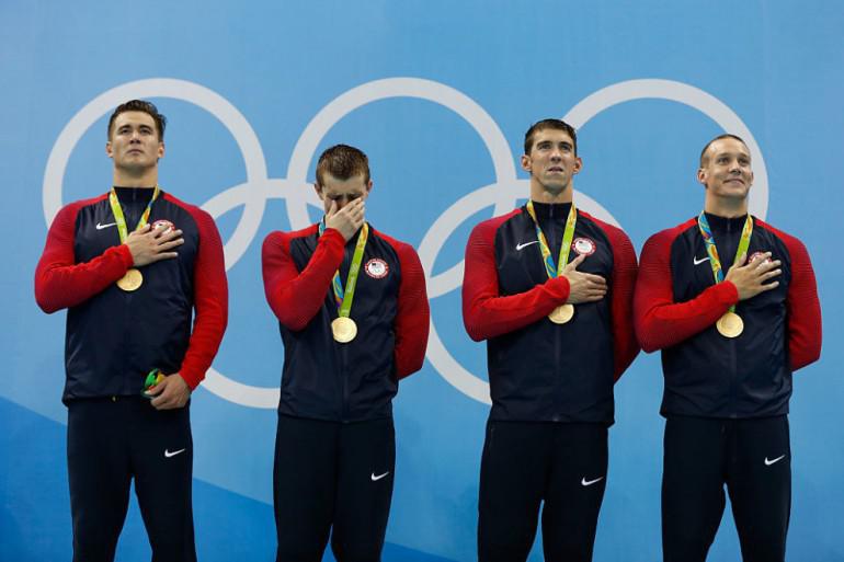 Dažādās emocijas ASV... Autors: 100 A 30 ļoti emocionāli brīži no Olimpiskajām spēlēm!