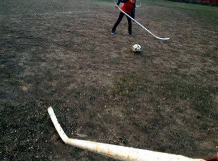  Autors: Mao Meow Hokejs vai arī futbols, kāpēc ne abi!
