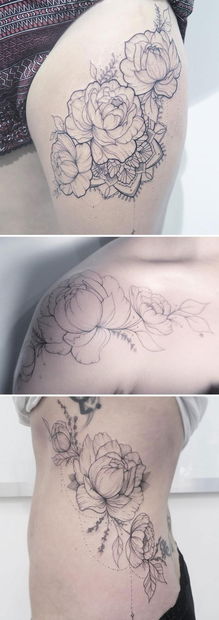 Claire BensonnbspLielbritānija Autors: 100 A 27 tetovējumu mākslinieki, kuru ziedu tetovējumi tevi sakārdinās ne pa jokam!