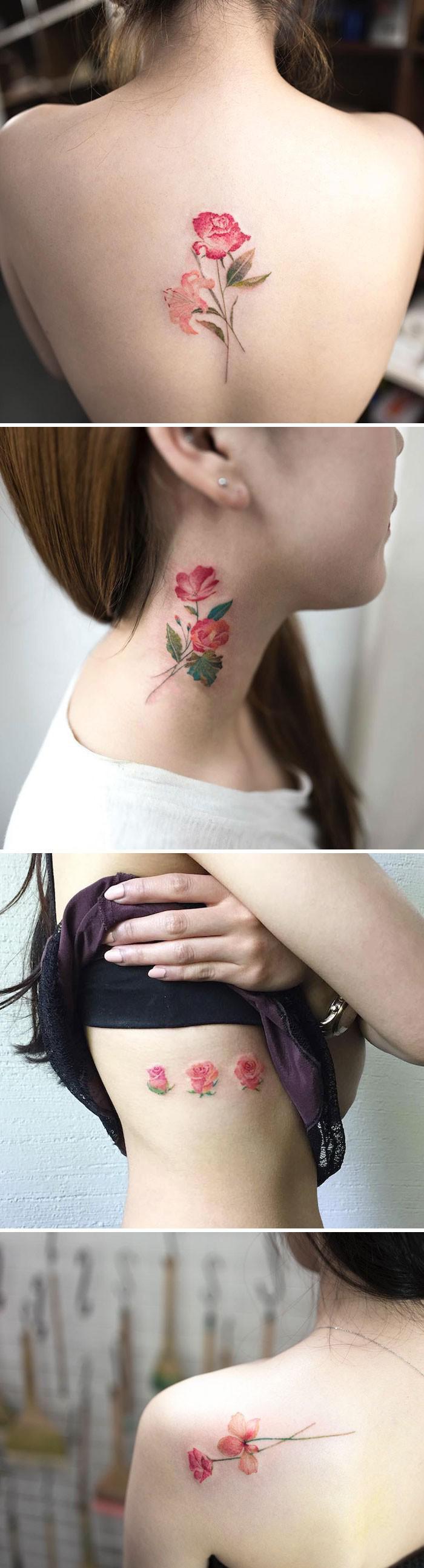 HongdamnbspDienvidkoreja Autors: 100 A 27 tetovējumu mākslinieki, kuru ziedu tetovējumi tevi sakārdinās ne pa jokam!