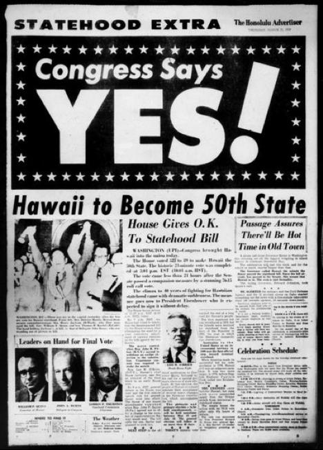 1959 gada 20 augustā Havaju... Autors: veldzivs 23 aizraujoši fakti par Havaju salām