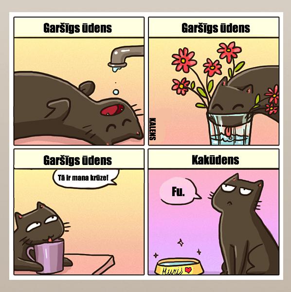 Autors: KALENS 30 komiksi, kurus patiesi sapratīs tikai kaķu saimnieki!