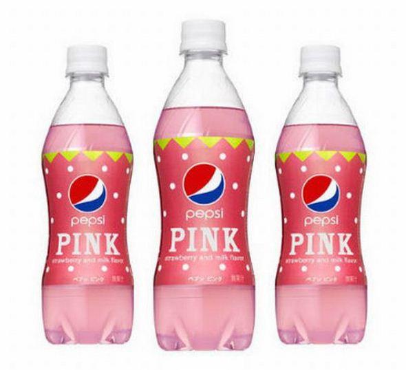 Pepsi Pink Ar zemenēm un krēmu... Autors: interesantilv Dzērieni un ēdieni, kurus nav iespējams iegādāties Latvijas veikalos.