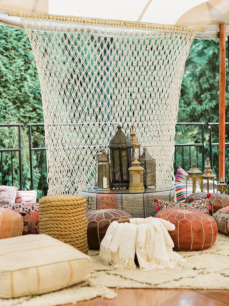 Ballīscaronu telts marokāņu... Autors: 100 A 25 idejas kāzām brīvā dabā. Viegli un skaisti!