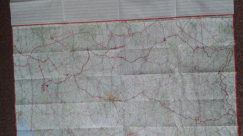 Karte ar nobraukto pa Poliju... Autors: 76martini Ceļojums ar močiem uz Tatriem