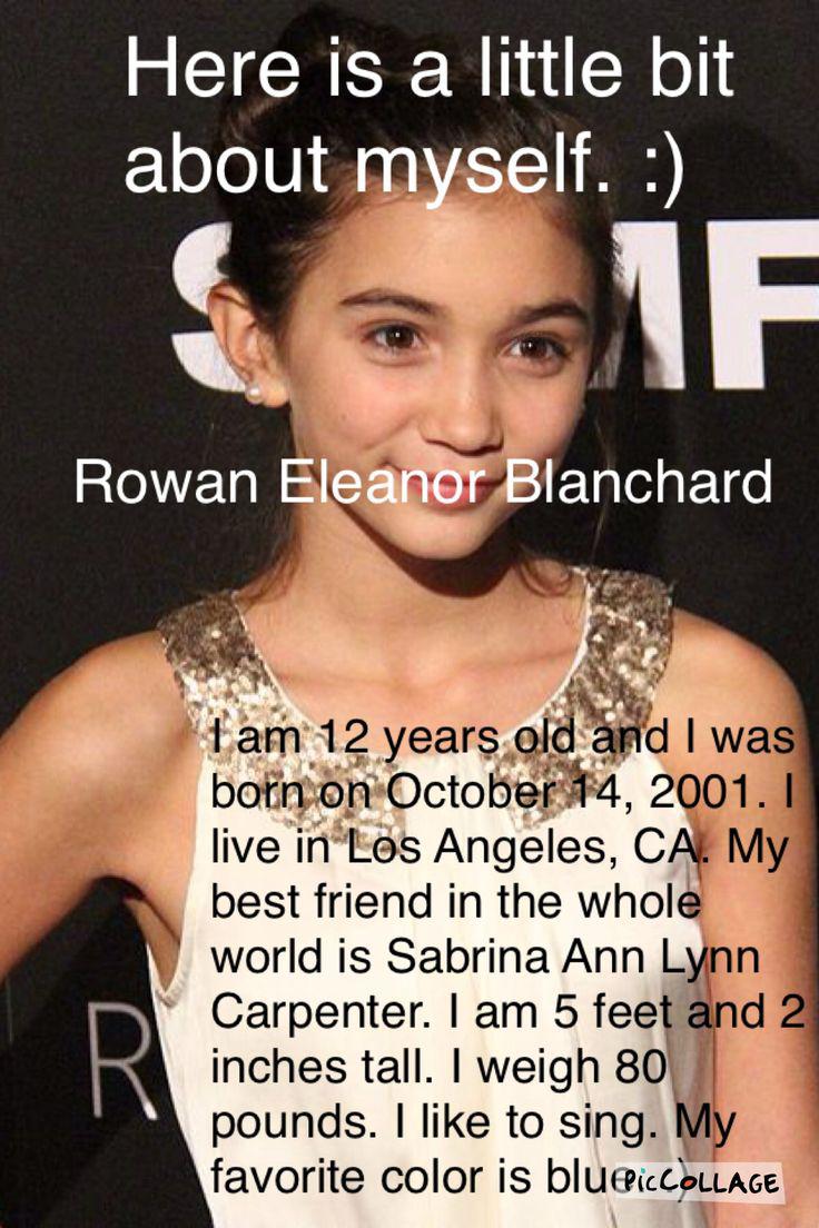 Rovannai ir otrs vārds Elenora Autors: Fosilija Rowan Blanchard - aktrise