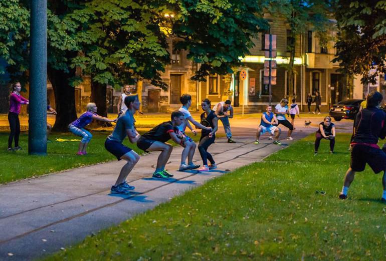 Viestura dārzs zaļais laukums... Autors: 100 A 20 brīvdabas sporta nodarbību vietas Rīgā