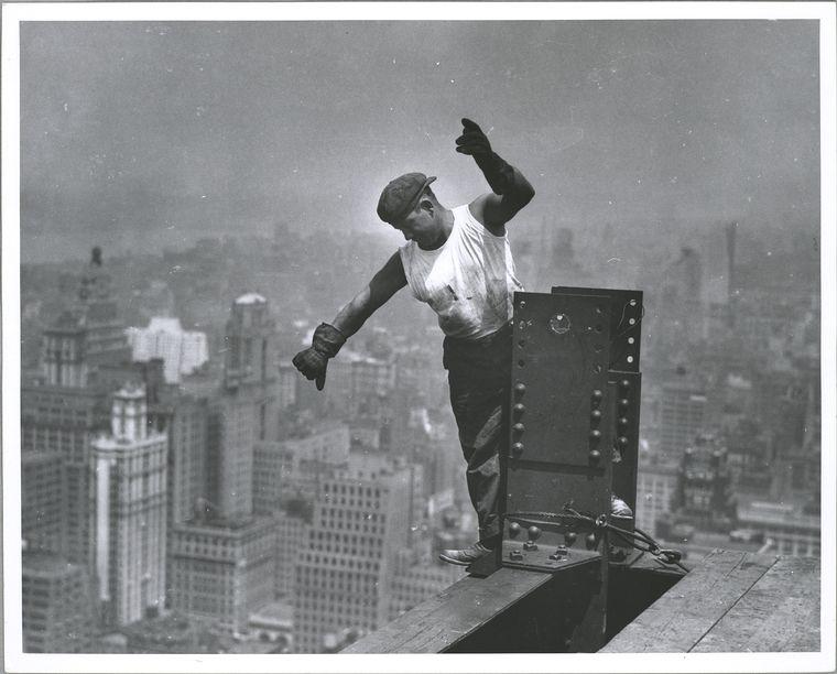 Empire State ēka būvēscaronana... Autors: Lestets Lielā Depresija Ņujorkā