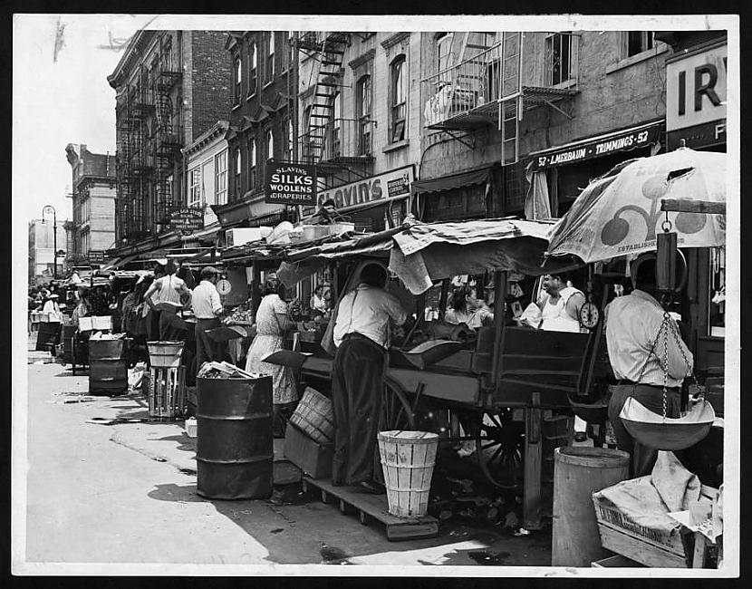 Tirgus Bruklinā 1939 g Autors: Lestets Lielā Depresija Ņujorkā